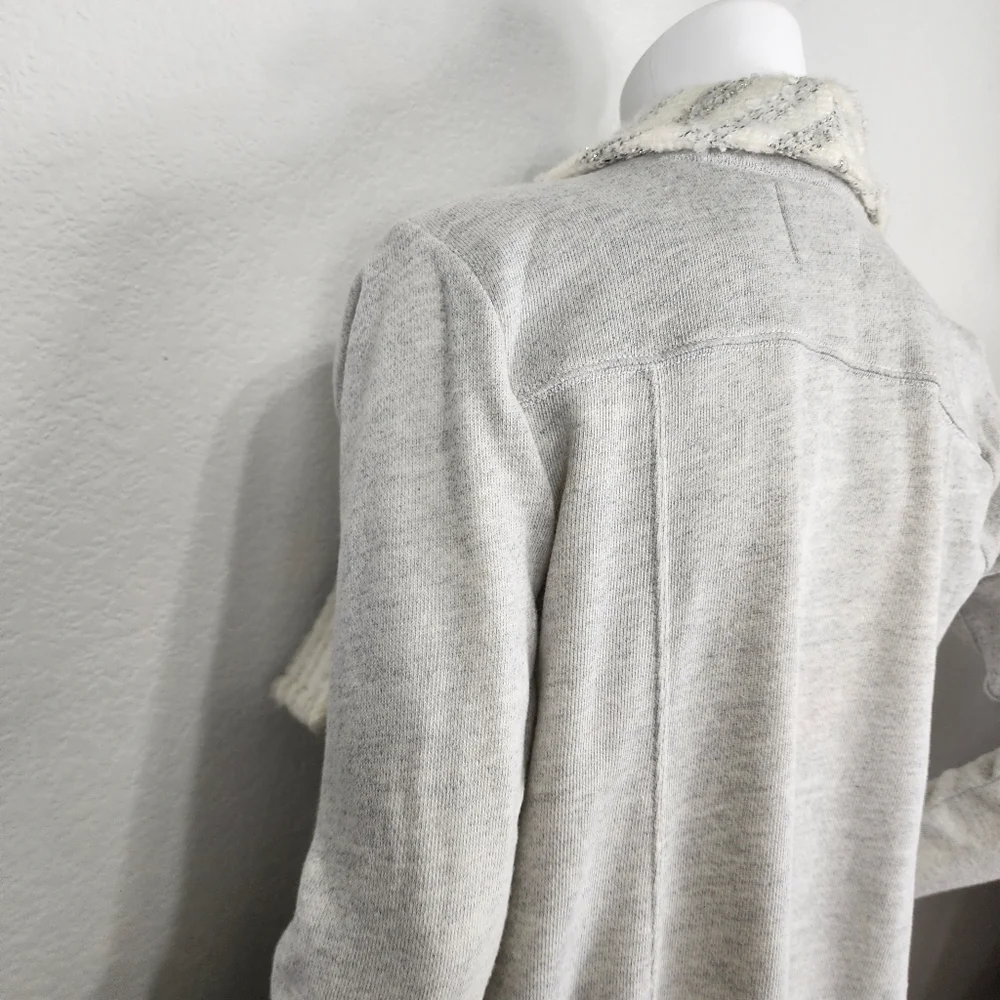Lucky Wool Gray Boho Open Long Cardigan Size M